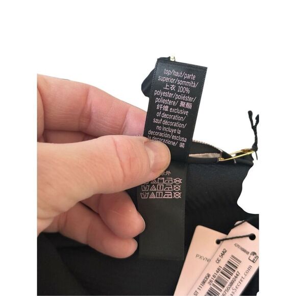NEW Victoria’s Secret Black Pearl Straps Cami Top size M - Picture 7 of 7